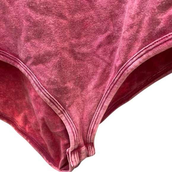 Zenana Acid Washed Racerback Tank Bodysuit I Size: 2X - Picture 8 of 12